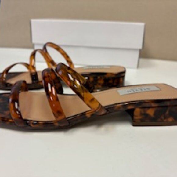 Steve Madden Harvey Tortoise Strappy Slide Sandal - Picture 3 of 7